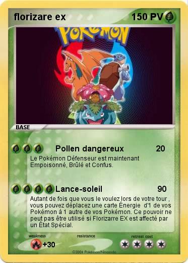 Pokemon florizare ex                        