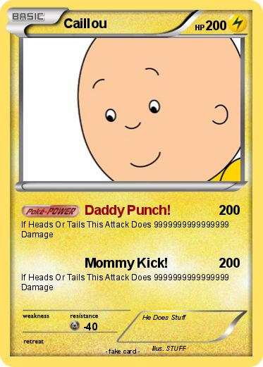 Pokemon Caillou