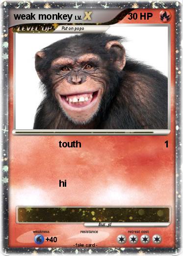 Pokemon weak monkey