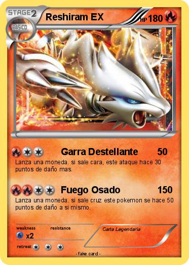 Pokemon Reshiram EX