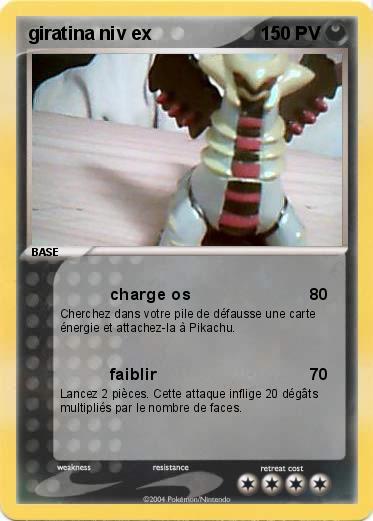 Pokemon giratina niv ex