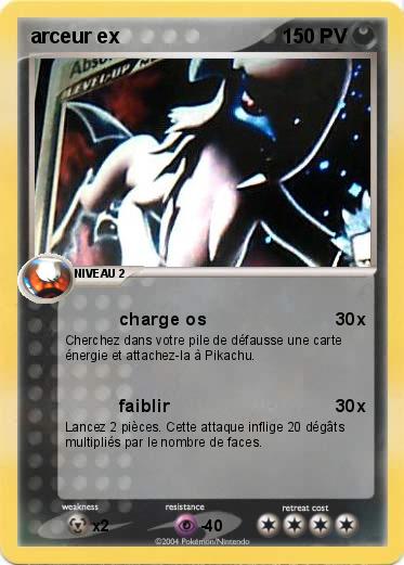 Pokemon arceur ex 