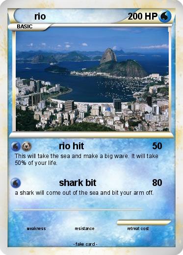 Pokémon rio 30 30 - rio hit - My Pokemon Card