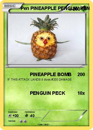 Pokemon Pen PINEAPPLE PENGUIN PEN