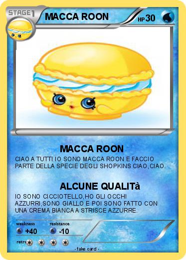 Pokemon MACCA ROON