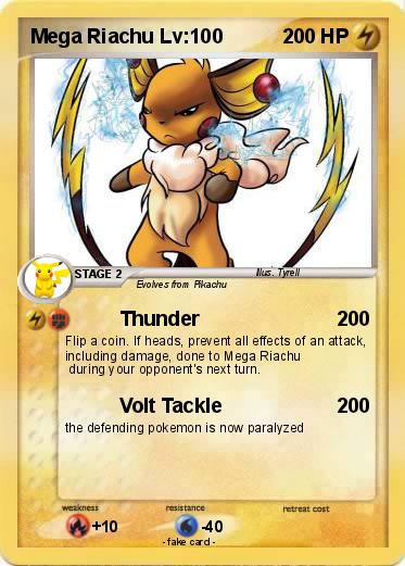 Pokemon Mega Riachu Lv:100
