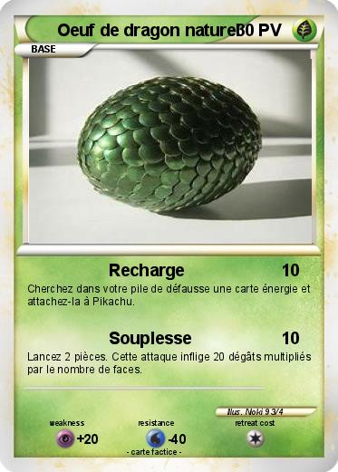 Pokemon Oeuf de dragon naturel