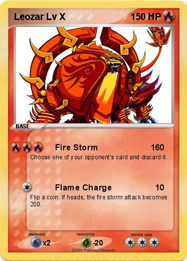Pokemon Leozar Lv X