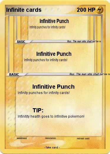 Pokemon Infinite cards