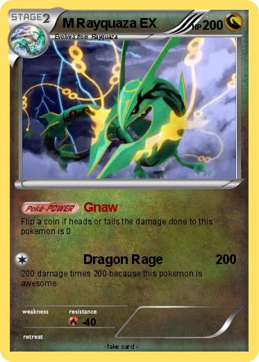Pokemon M Rayquaza EX