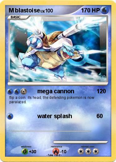 Pokemon M blastoise