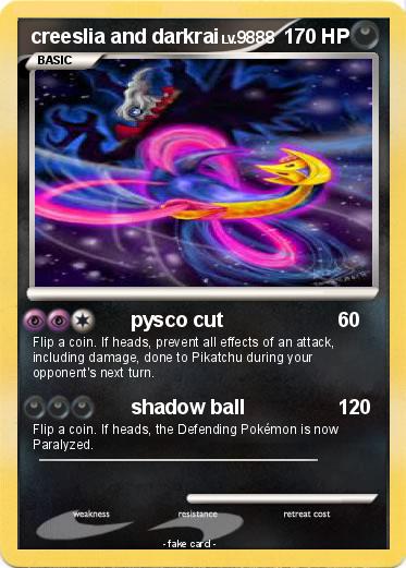 Pokemon creeslia and darkrai