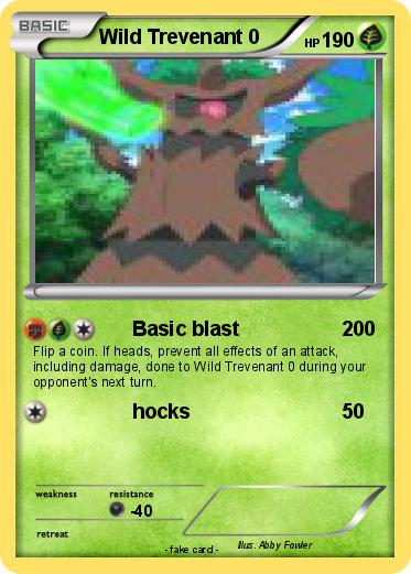 Pokemon Wild Trevenant 0