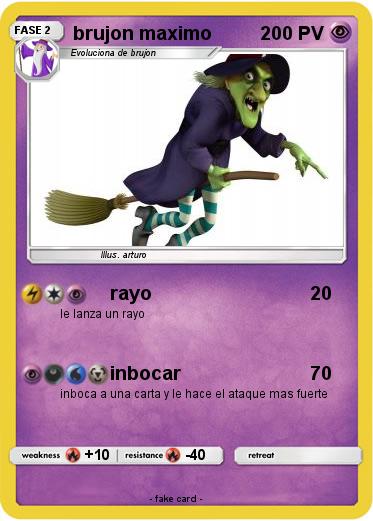 Pokemon brujon maximo