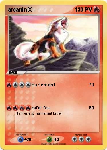 Pokemon arcanin X