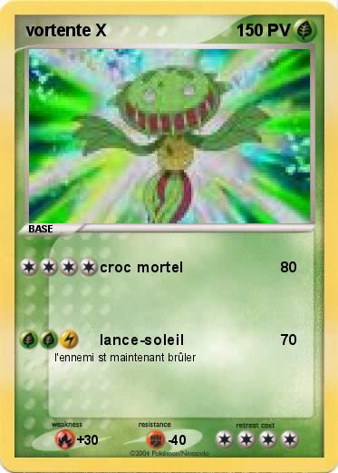 Pokemon vortente X