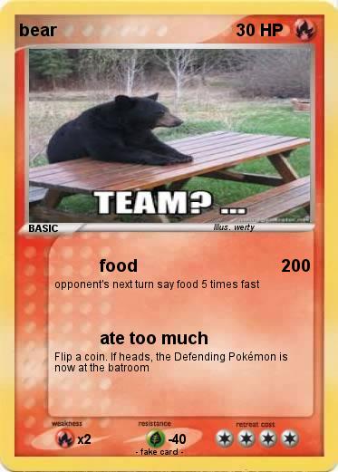 Pokemon bear