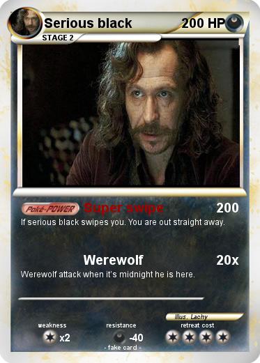 Pokemon Serious black