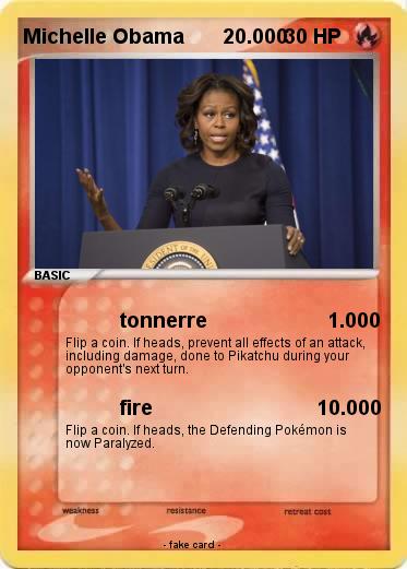 Pokemon Michelle Obama       20.000