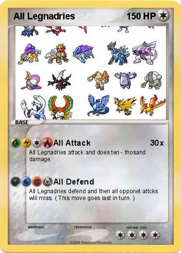 Pokemon All Legnadries