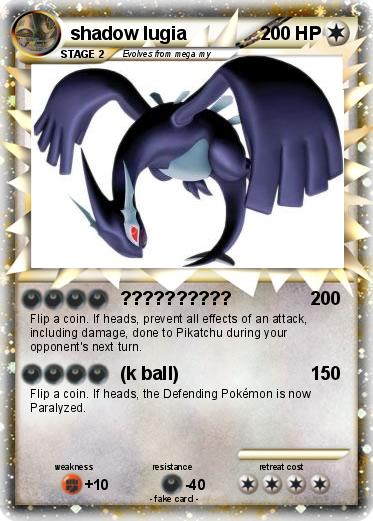 Pokemon shadow lugia