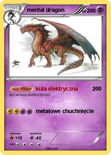 Pokemon mental dragon