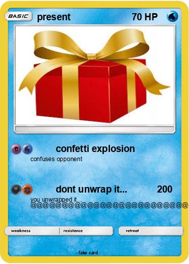 Pokemon present