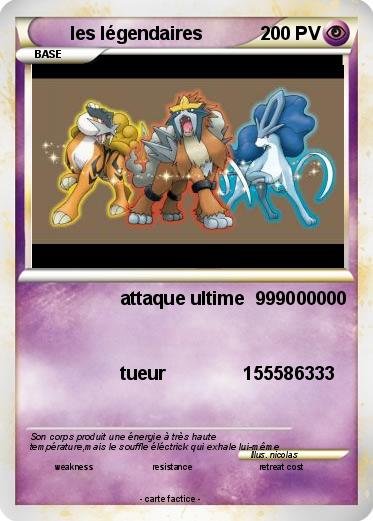 Pokemon les légendaires