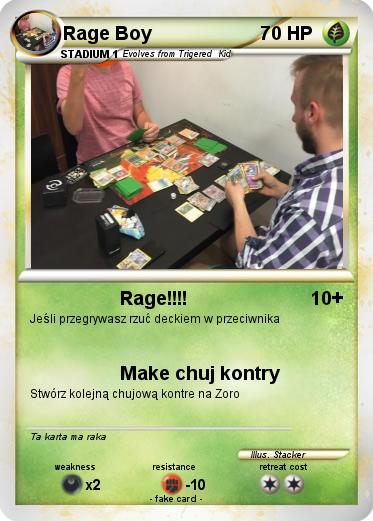 Pokemon Rage Boy