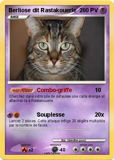 Pokemon Berliose dit Rastakouerle