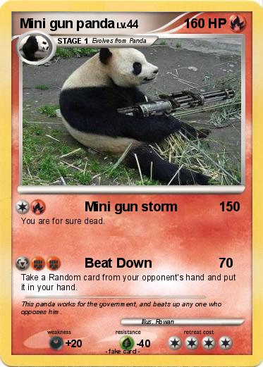 Pokemon Mini gun panda