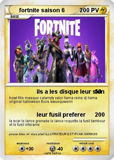 Pokemon fortnite saison 6
