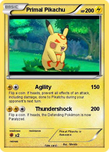 Pokemon Primal Pikachu