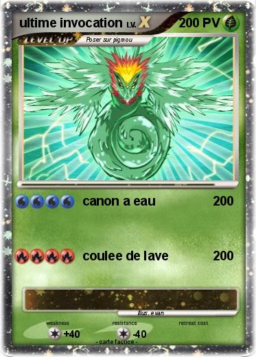 Pokemon ultime invocation