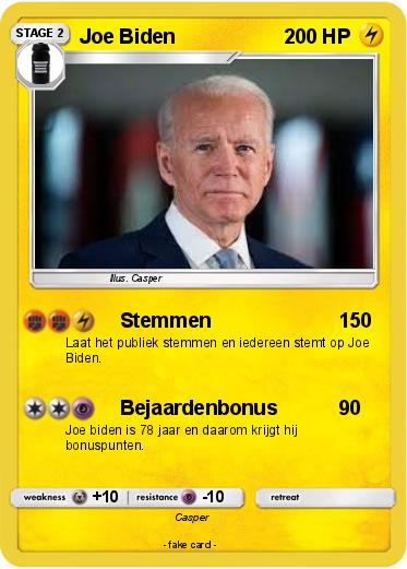 Pokemon Joe Biden