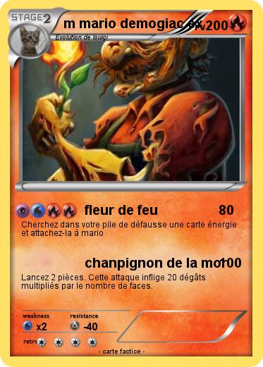 Pokemon m mario demogiac ex
