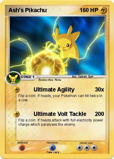 Pokemon Ash's Pikachu