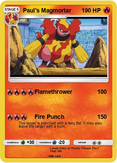 Pokemon Paul's Magmortar