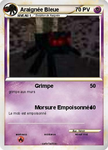 Pokemon Araignée Bleue