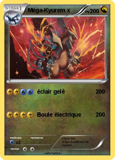 Pokemon Méga-Kyurem x