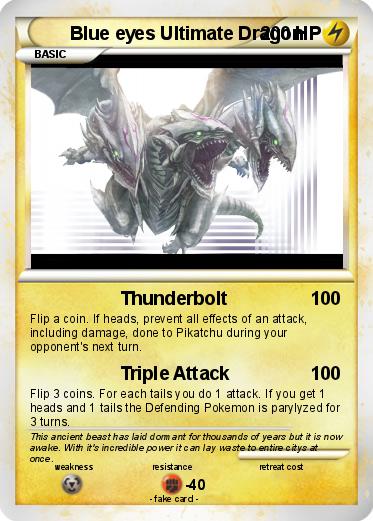 Pokemon Blue eyes Ultimate Dragon
