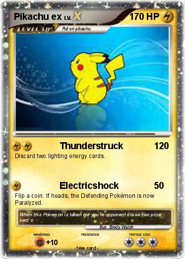 Pokemon Pikachu ex