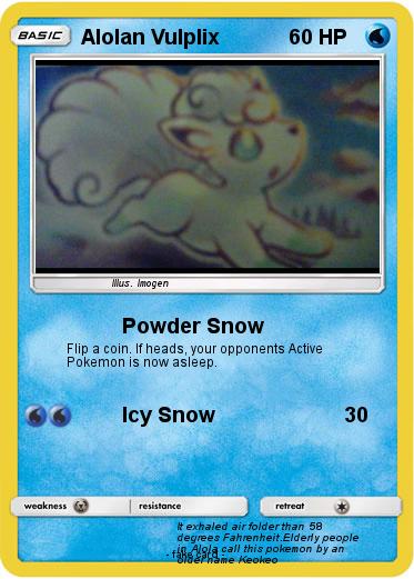 Pokemon Alolan Vulplix