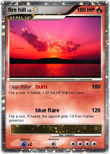 Pokemon fire hill