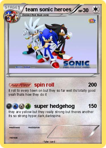 Pokemon team sonic heroes