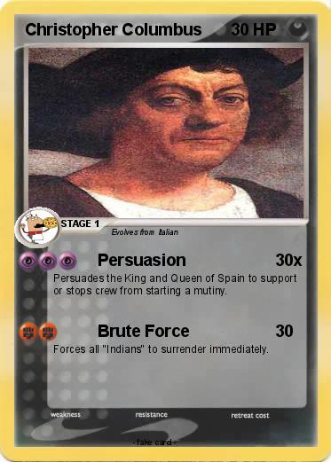 Pokémon Christopher Columbus 24 24 - Persuasion - My Pokemon Card