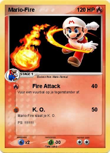 Pokemon Mario-Fire