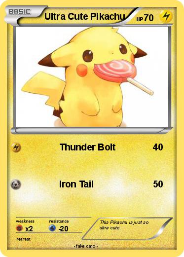 Pokemon Ultra Cute Pikachu