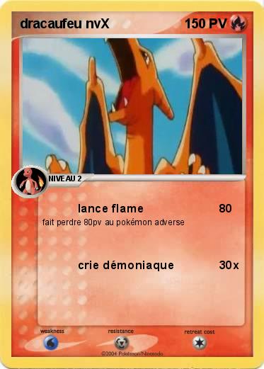 Pokemon dracaufeu nvX
