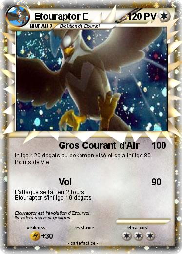 Pokemon Etouraptor ☆